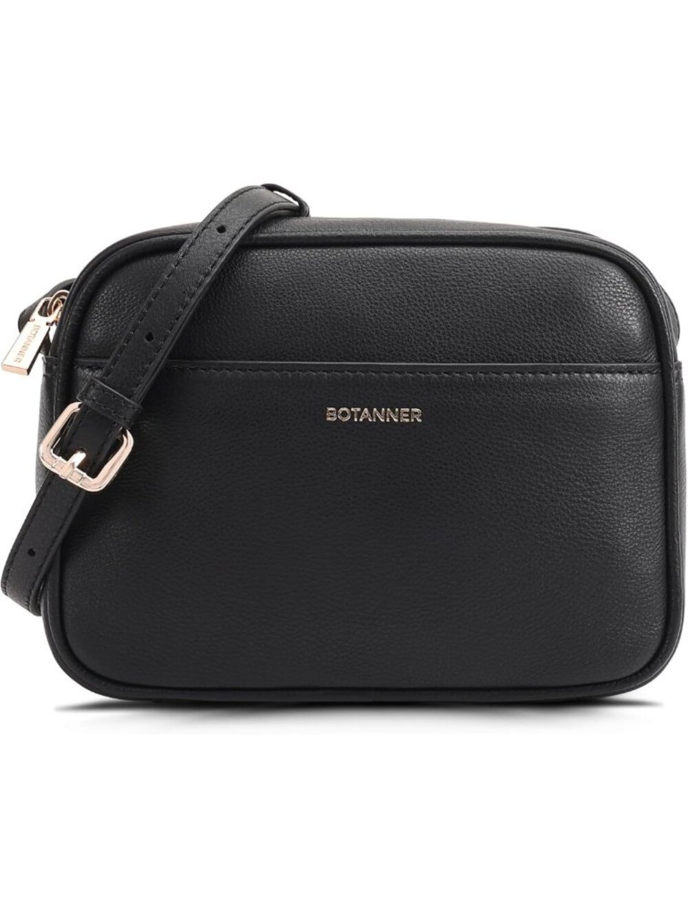 Chic Women's Genuine Leather Crossbody Bag - Adjustable Strap, Versatile